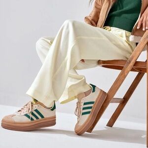 adidas gazelle silver green womens Adidas Gazelle Bold Cream Collegiate Green (W)
